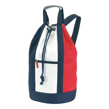 Duffel reiszak rood/wit/blauw 50 cm - Rugzak