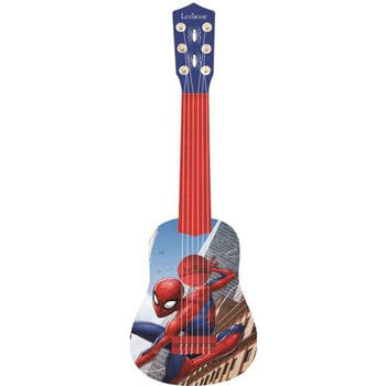 LEXIBOOK - Mijn eerste Spider-Man-gitaar - 53 cm - Inclusief leergids