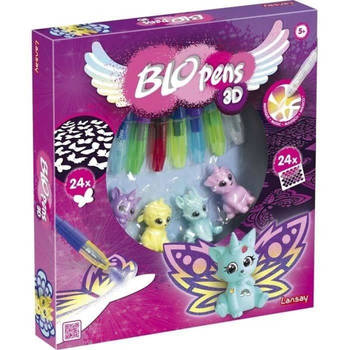 Kleurspel - LANSAY - 25252 - Blopens 3D - Magic Pets