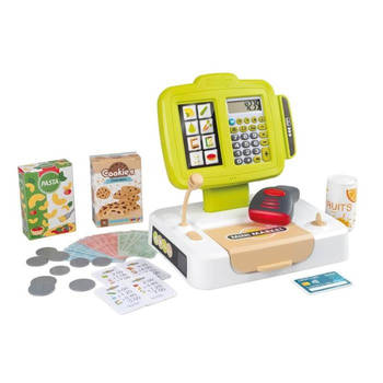 Smoby - Kassa - Inclusief 30 accessoires - Rekenmachine en scanner met geluid en licht - Vanaf 3 jaar