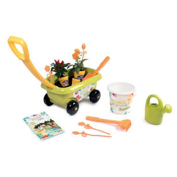 Smoby - stilte die trolley duwt gegarneerd op wielen + accessoires