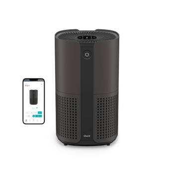 Duux Bright 2 Smart Luchtreiniger - Air Purifier met Luchtkwaliteitsindicator en Ionisator - Zwart