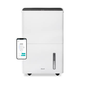 Duux Bora Smart Luchtontvochtiger - 20L/dag - 4 Liter Watertank - Dehumidifier met Hygrostaat