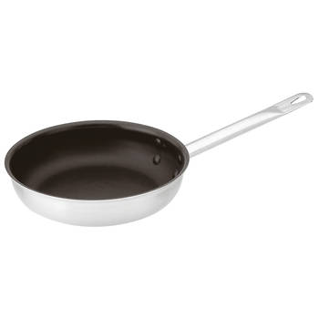 Paderno - Tri Ply Koekenpan Non Stick Ø 28 cm - Roestvast Staal - Zilver