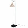 Vloerlamp DKD Home Decor Zwart Metaal Bruin Rotan (40 x 40 x 160 cm)