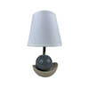 Bureaulamp Versa Noela Grijs Keramisch 15 x 25 x 12 cm