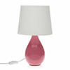 Bureaulamp Versa Roxanne Roze Keramisch (20 x 35 x 20 cm)