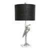 Bureaulamp DKD Home Decor Zwart Zilverkleurig Hars 60 W 220 V 33 x 33 x 74 cm