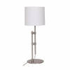 Bureaulamp DKD Home Decor 23 x 23 x 64 cm 25,5 x 25,5 x 63 cm Zilverkleurig Metaal Wit 220 V 50 W