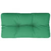 vidaXL Palletkussen 80x40x12 cm stof groen