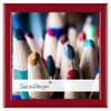 SecaDesign Tours Fotolijst - Fotomaat 15x15 cm - Rood / Wijnrood