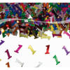 1x zakjes confetti 1 jaar verjaardag feestartikelen - Confetti