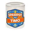 Vrolijke kinder spaarpot voor Timo - Spaarpotten