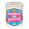 Vrolijke kinder spaarpot voor Benthe - Spaarpotten