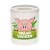 Spaarpot van de spaar varken Pinky 9 cm - Spaarpotten