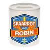 Vrolijke kinder spaarpot voor Robin - Spaarpotten