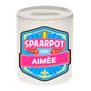 Vrolijke kinder spaarpot voor Aimee - Spaarpotten