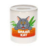 Spaarpot van de spaar kat Tommy Cat 9 cm - Spaarpotten