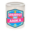 Vrolijke kinder spaarpot voor Anika - Spaarpotten