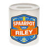 Vrolijke kinder spaarpot voor Riley - Spaarpotten