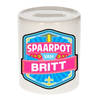 Vrolijke kinder spaarpot voor Britt - Spaarpotten