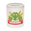 Spaarpot van de spaar krokodil Kroky 9 cm - Spaarpotten