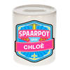 Vrolijke kinder spaarpot voor Chloe - Spaarpotten