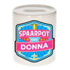 Vrolijke kinder spaarpot voor Donna - Spaarpotten