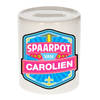 Vrolijke kinder spaarpot voor Carolien - Spaarpotten