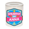 Vrolijke kinder spaarpot voor Anna - Spaarpotten