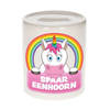 Spaarpot van de spaar eenhoorn Miss Magic 9 cm - Spaarpotten