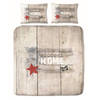 The Cotton Collection - Dekbedovertrek - Welcome Home - 200x200/220+2*60x70 cm - Rood