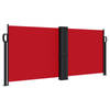 vidaXL Windscherm uittrekbaar 100x600 cm rood