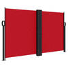 vidaXL Windscherm uittrekbaar 140x1000 cm rood