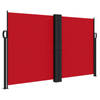 vidaXL Windscherm uittrekbaar 140x600 cm rood