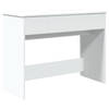 vidaXL Kaptafel met spiegel 100x45x76 cm wit