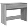 vidaXL Kaptafel met spiegel 100x45x76 cm grijs sonoma eikenkleurig