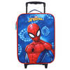 Spiderman reiskoffer voor kinderen - blauw - 32 x 11 x 42 cm - trolley - Kinder reiskoffers