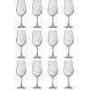 F2D Optic Luxe Wijnglas - Set van 12 - Elegante Kristalheldere Glazen - 55 cl - Ideaal voor Rode & Witte Wijn