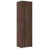 vidaXL Hoge kast 50x42,5x185 cm bewerkt hout bruin eikenkleur