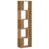 vidaXL Boekenkast 5-laags 45x23,5x162,5 cm hout artisanaal eikenkleur