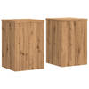 vidaXL Plantenstandaards 2 st 25x25x35 cm hout artisanaal eiken