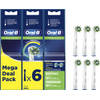 Oral-B CrossAction - Met CleanMaximiser-technologie - Opzetborstels - 6 Stuks