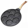 Pannenkoekenpan - Pancake Pan - Keramische/Marmeren Coating - 26 cm - 7 kops