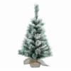 Everlands mini kerstboom - 35 cm - met sneeuw - Kunstkerstboom