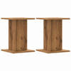 vidaXL Plantenstandaards 2 st 30x30x40 cm hout artisanaal eiken