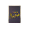 Present Time - Wall Art That's Amore Medium - Black & gold