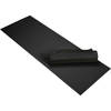 Zwarte yoga/fitness sportmat 60 x 170 cm - Fitnessmat