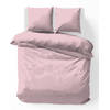 iSleep Dekbedovertrek Satijnstreep - Roze - Lits-jumeaux 240x200/220 cm