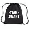 Team zwart rugtas voor sportdag - Rugzak